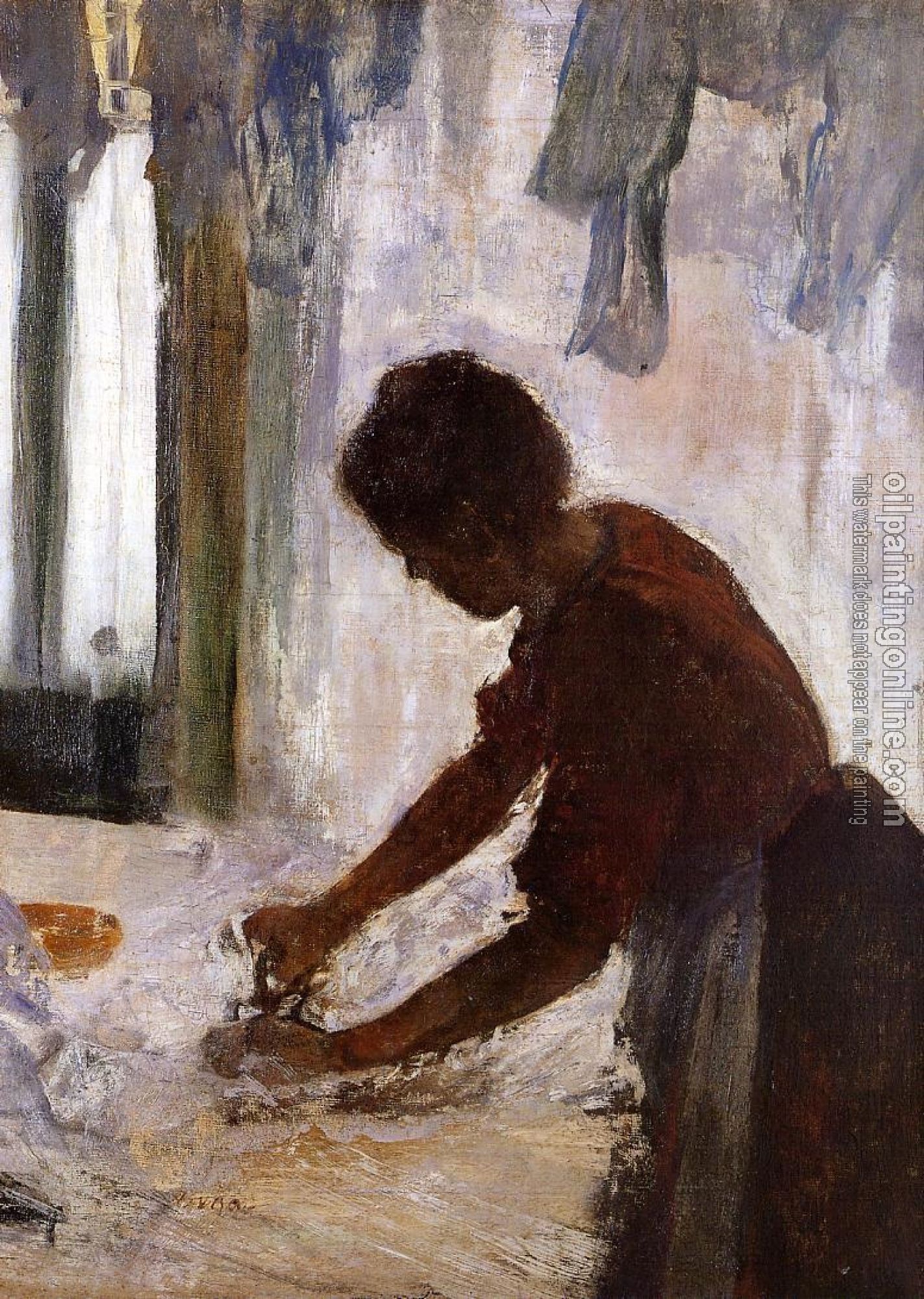 Degas, Edgar - Woman Ironing